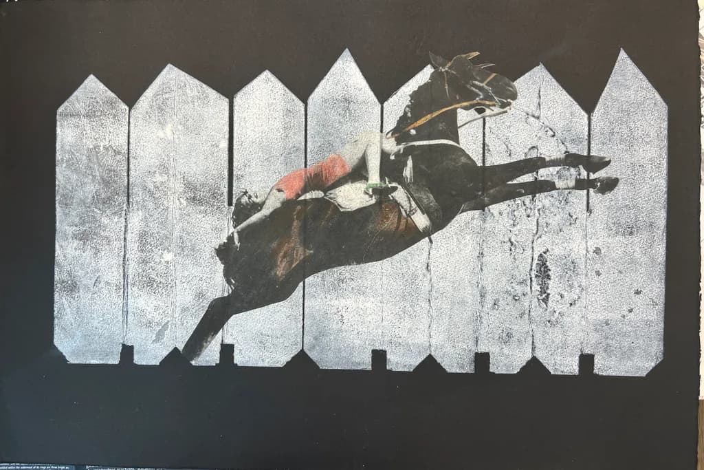 Jumping Horse Fence