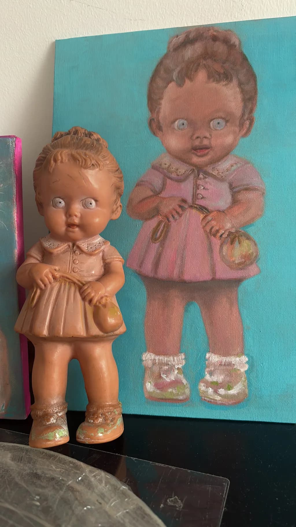 Doll and Portrait Pair