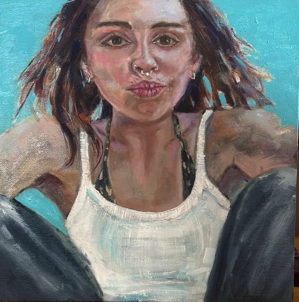 Portrait in White Tank
