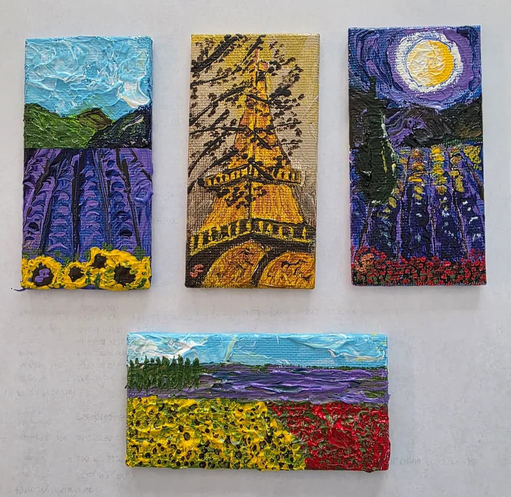 Lavender Landscape Quartet