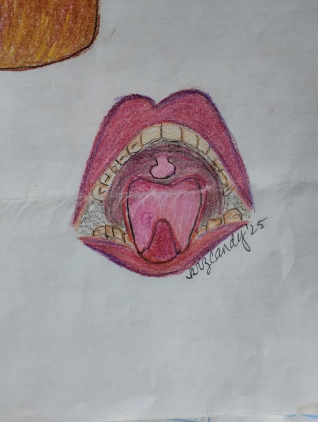 Colorful Mouth Drawing