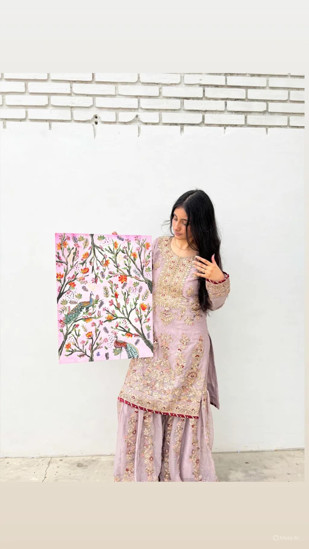 Floral Birds Canvas