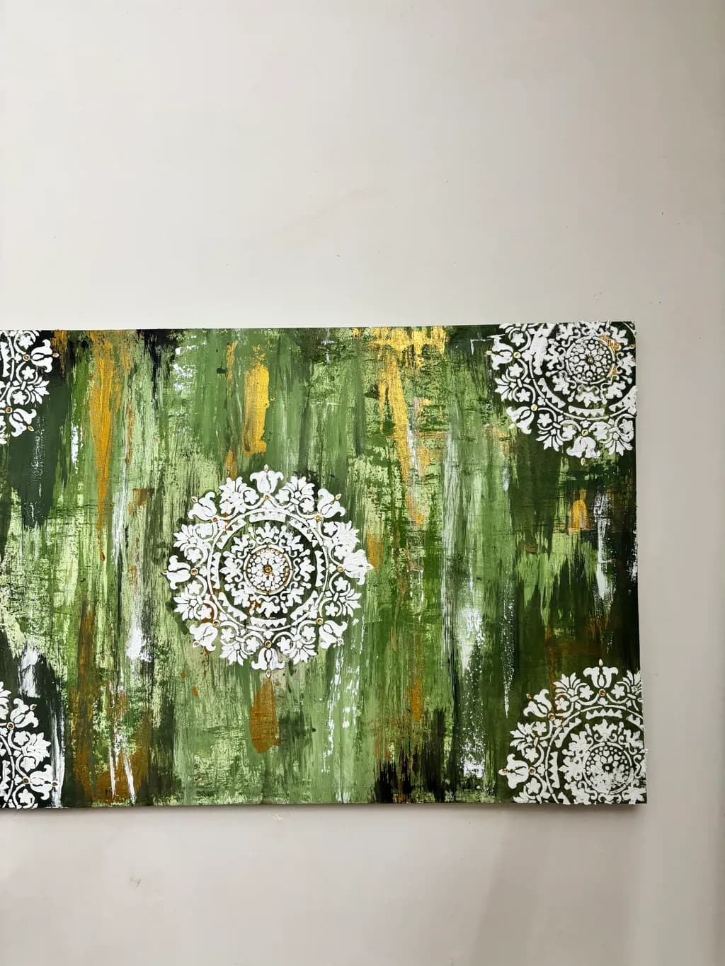 Green Mandala Pattern