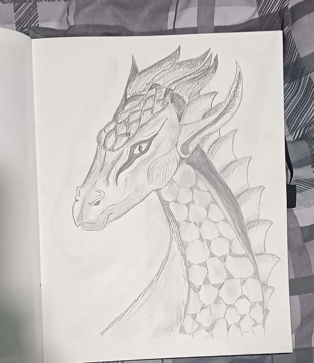 Dragon Scales Sketch