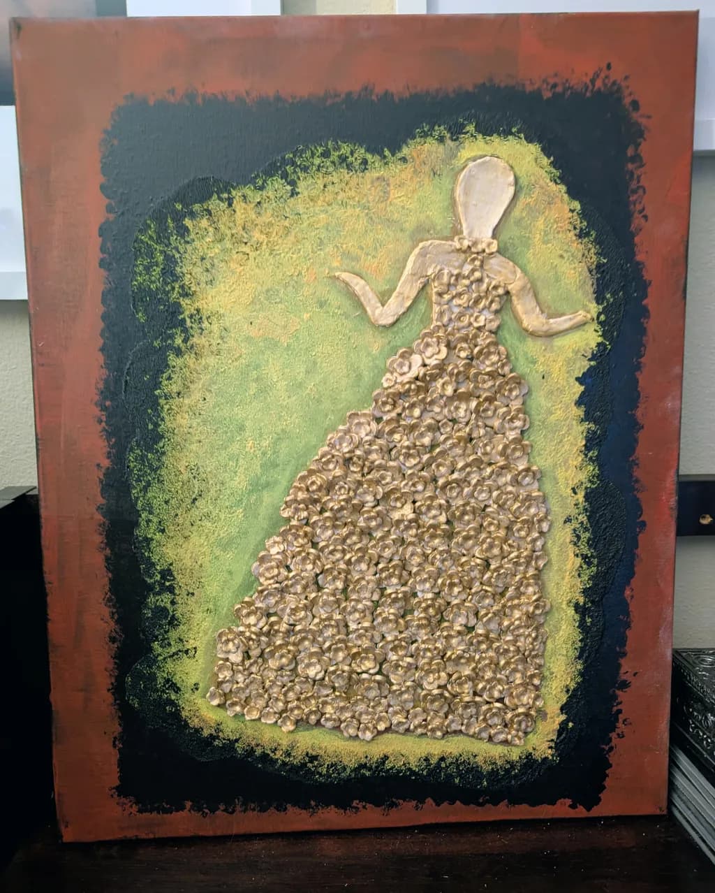 Floral Dress Silhouette