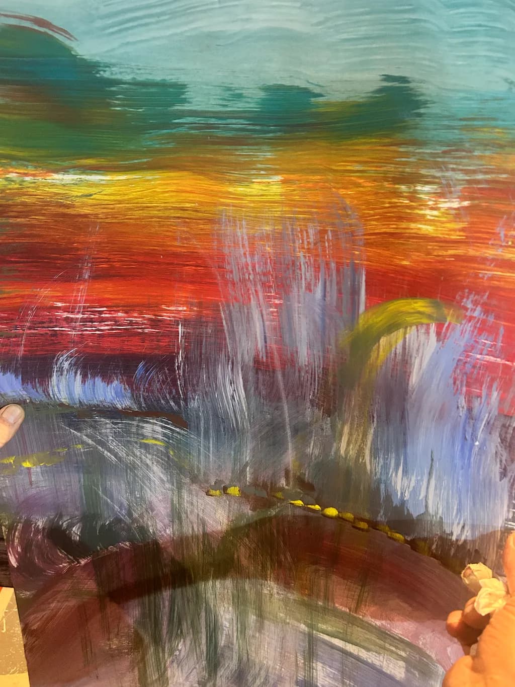 Abstract Landscape Reflection