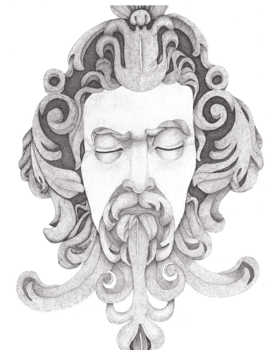 Drawing 7 Face Detail