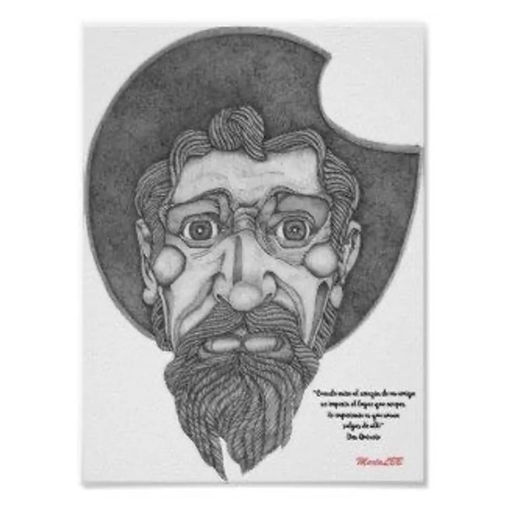 Bearded Cowboy Face