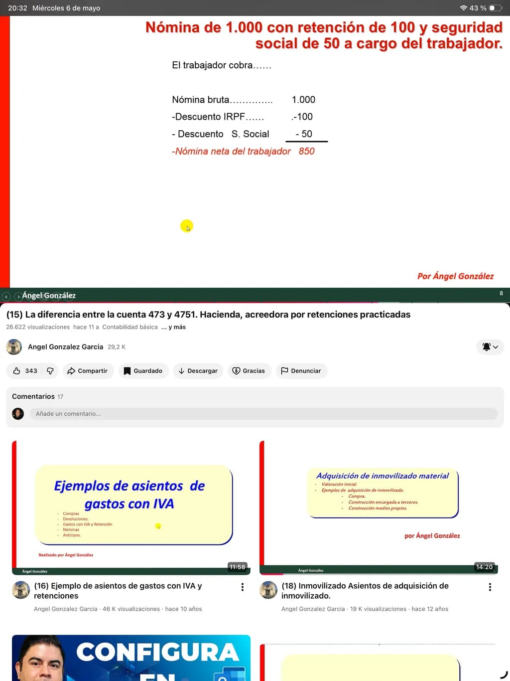 Nómina con Retenciones