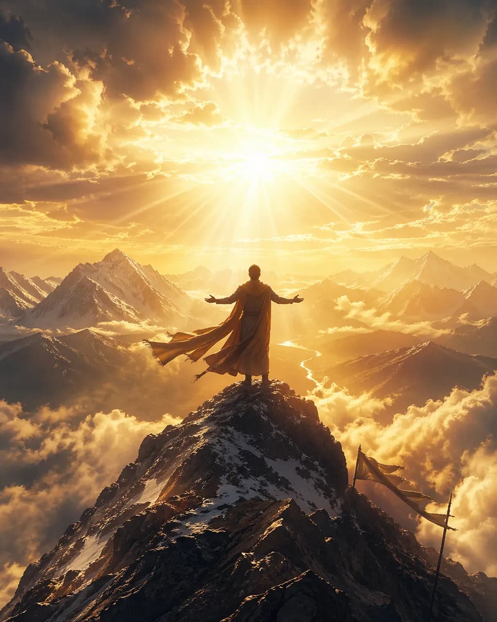 Mountain Peak Awakening