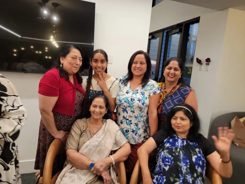 Family Gathering Moment