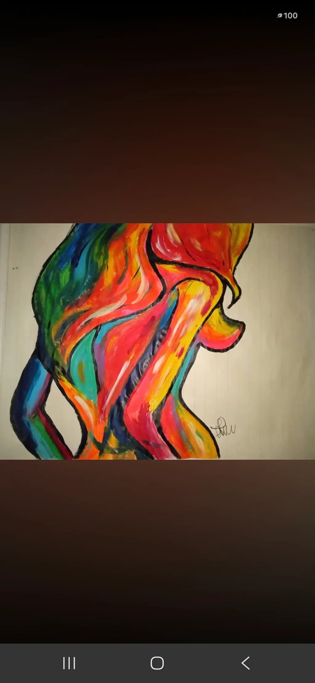 Abstract Colorful Figure