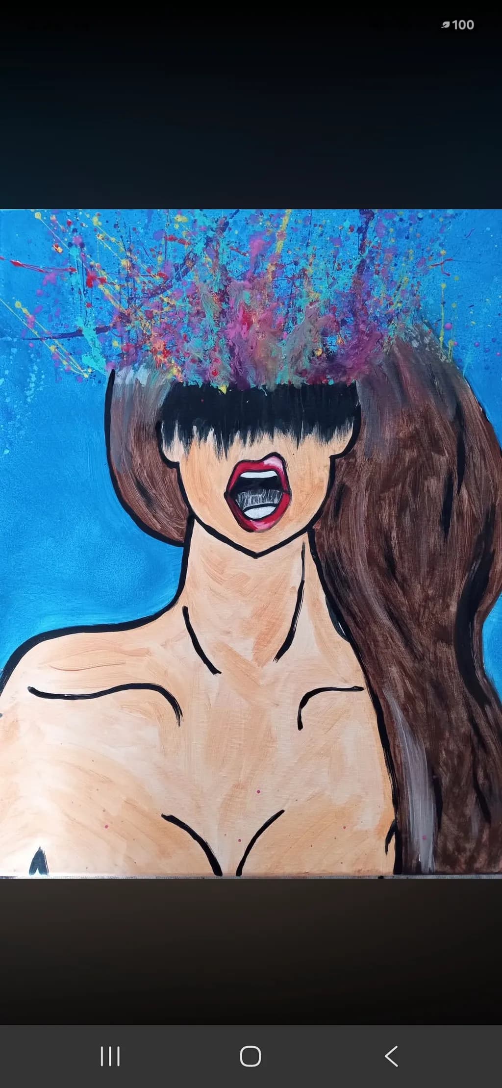 Colorful Hair Explosion