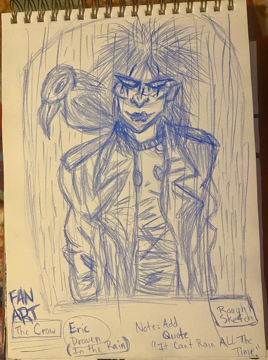 Eric Draven in the Rain