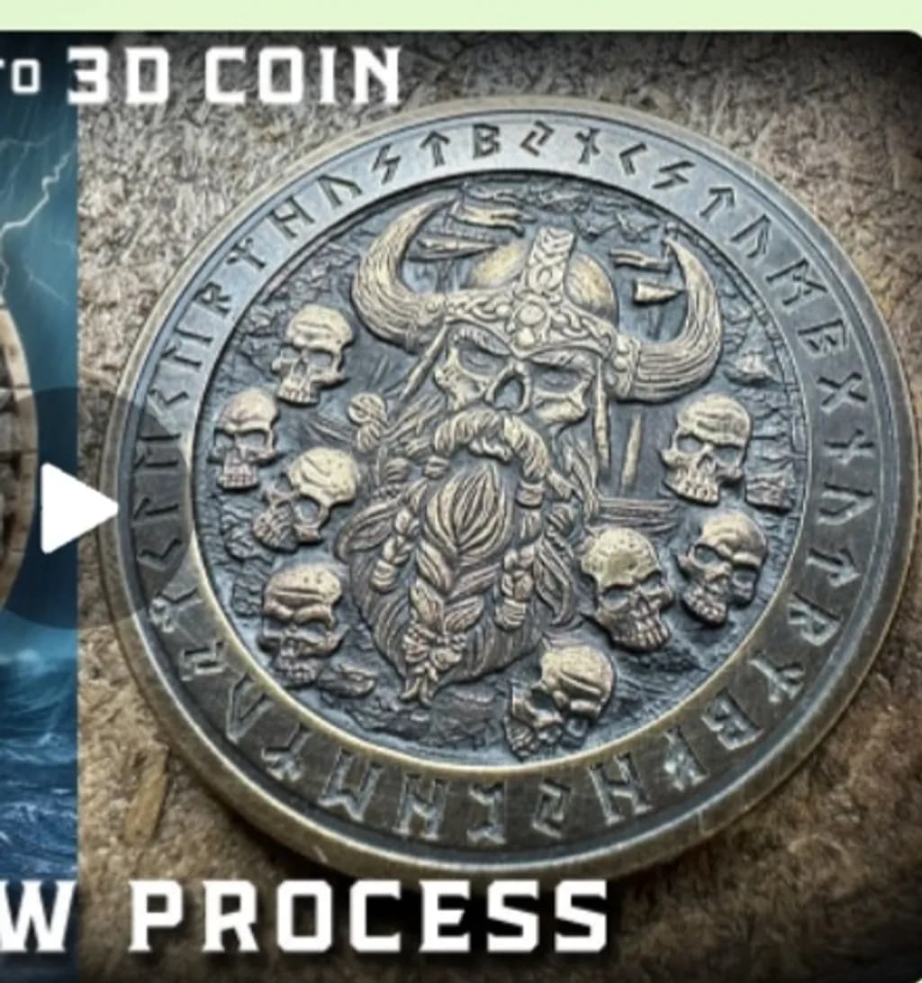 Viking Skull Coin