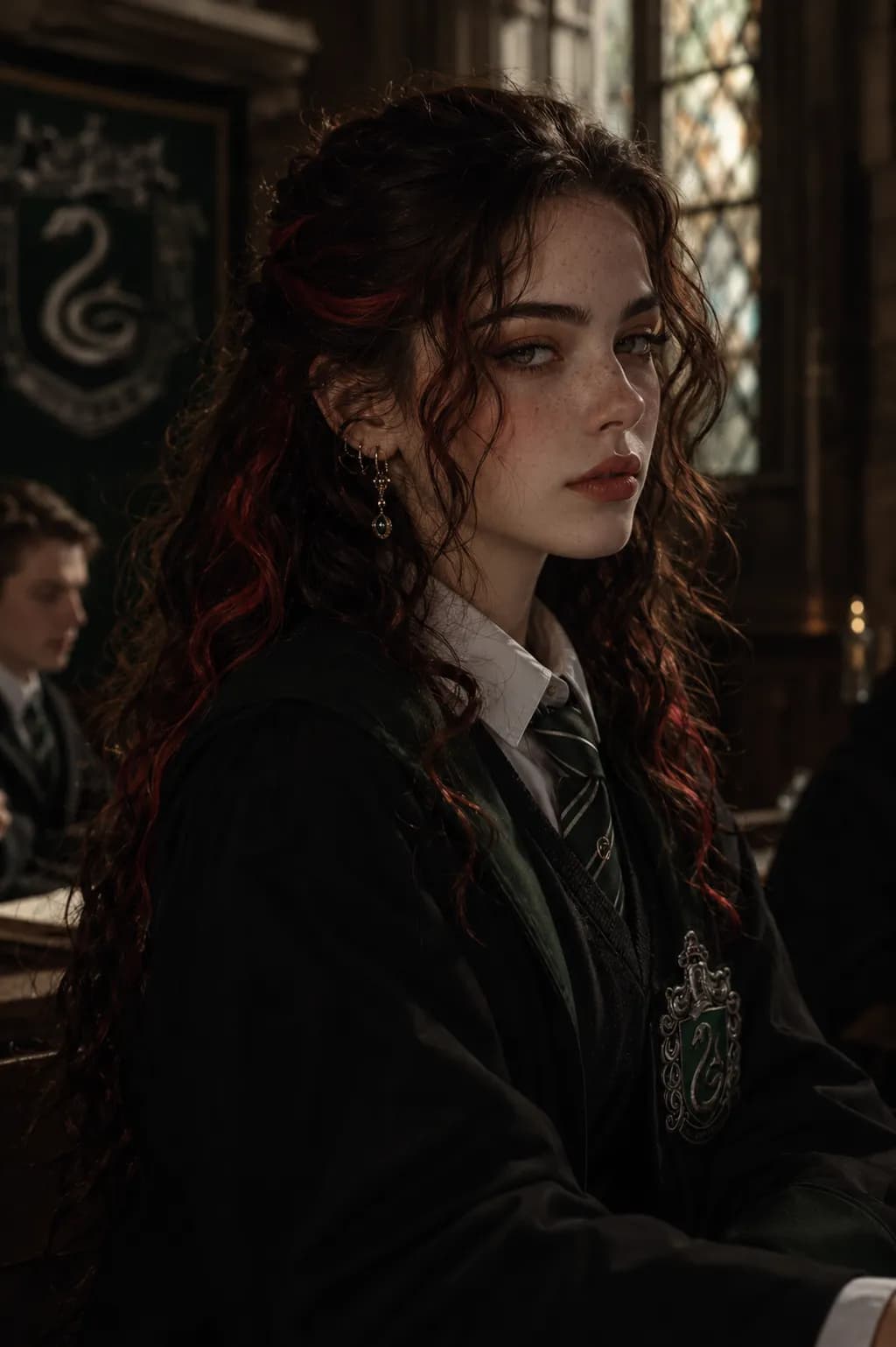 Slytherin Student Portrait