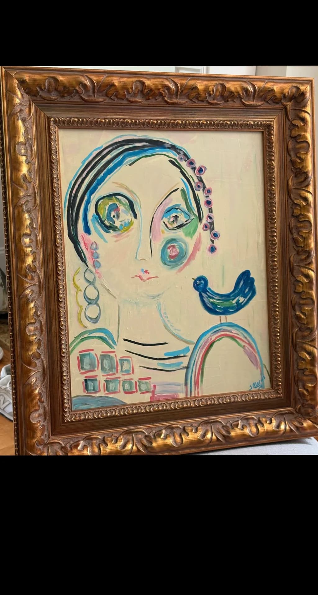 Woman with Bird