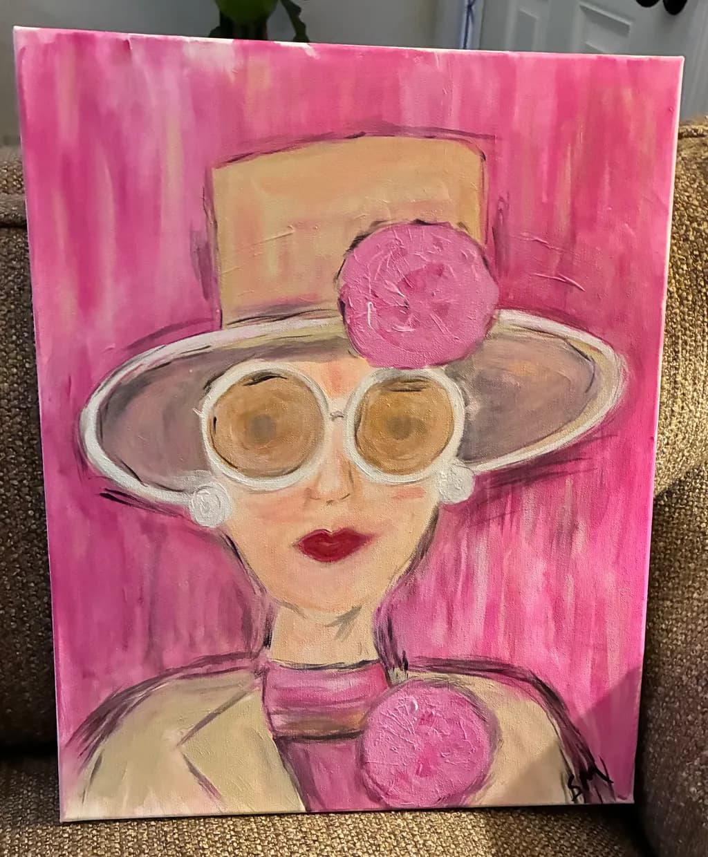 Pink Elegance Portrait