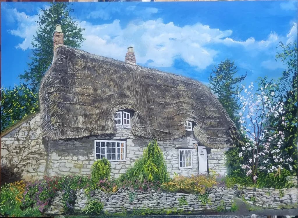 Thatched Cottage Garden