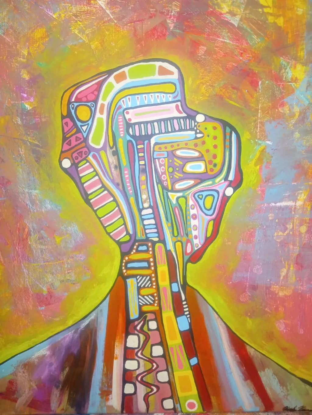 Abstract Portrait Structure