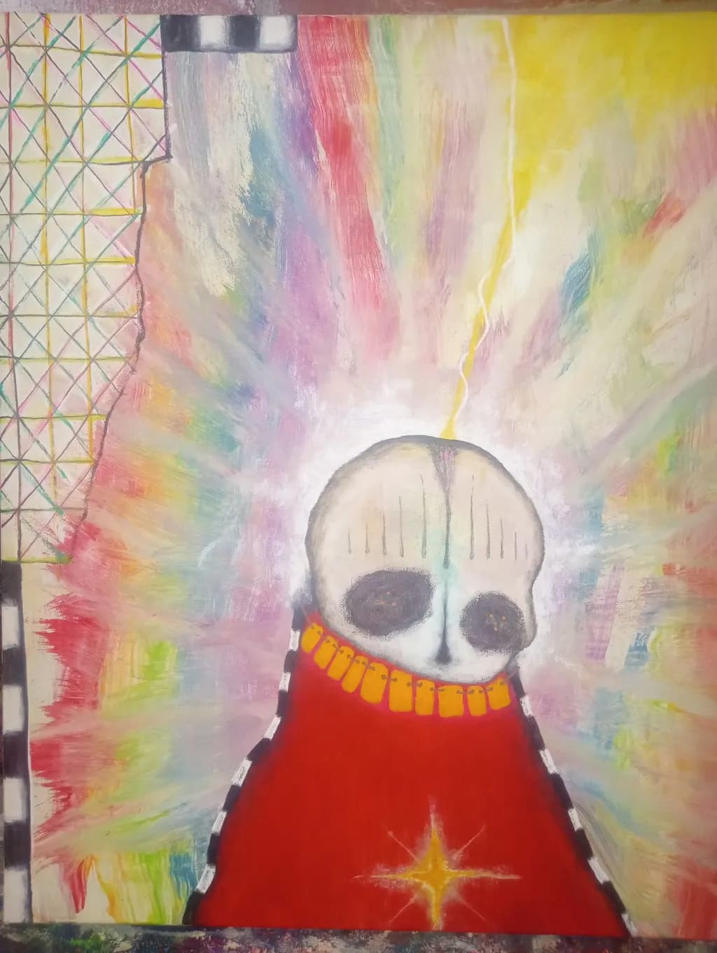 Skull in Red Cloak