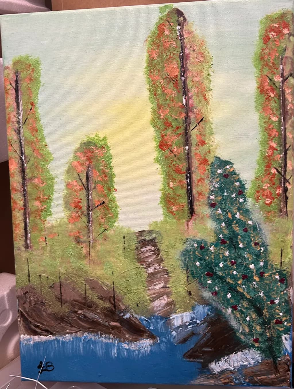 Woodland Pathway Stream