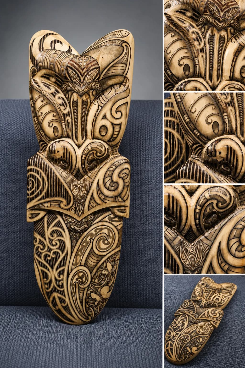 Carved Tribal Mask