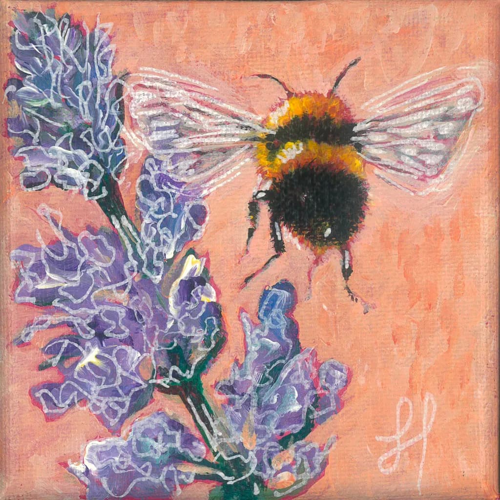 Lavender and Bumblebee