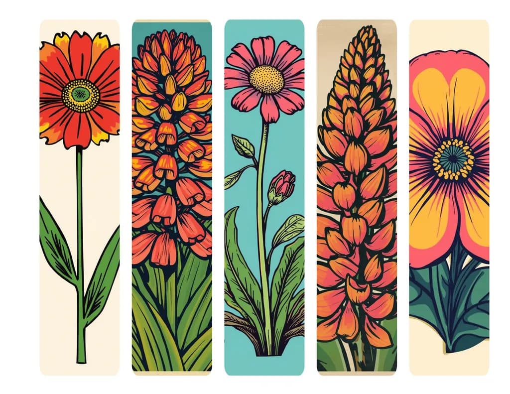 Colorful Botanical Flowers