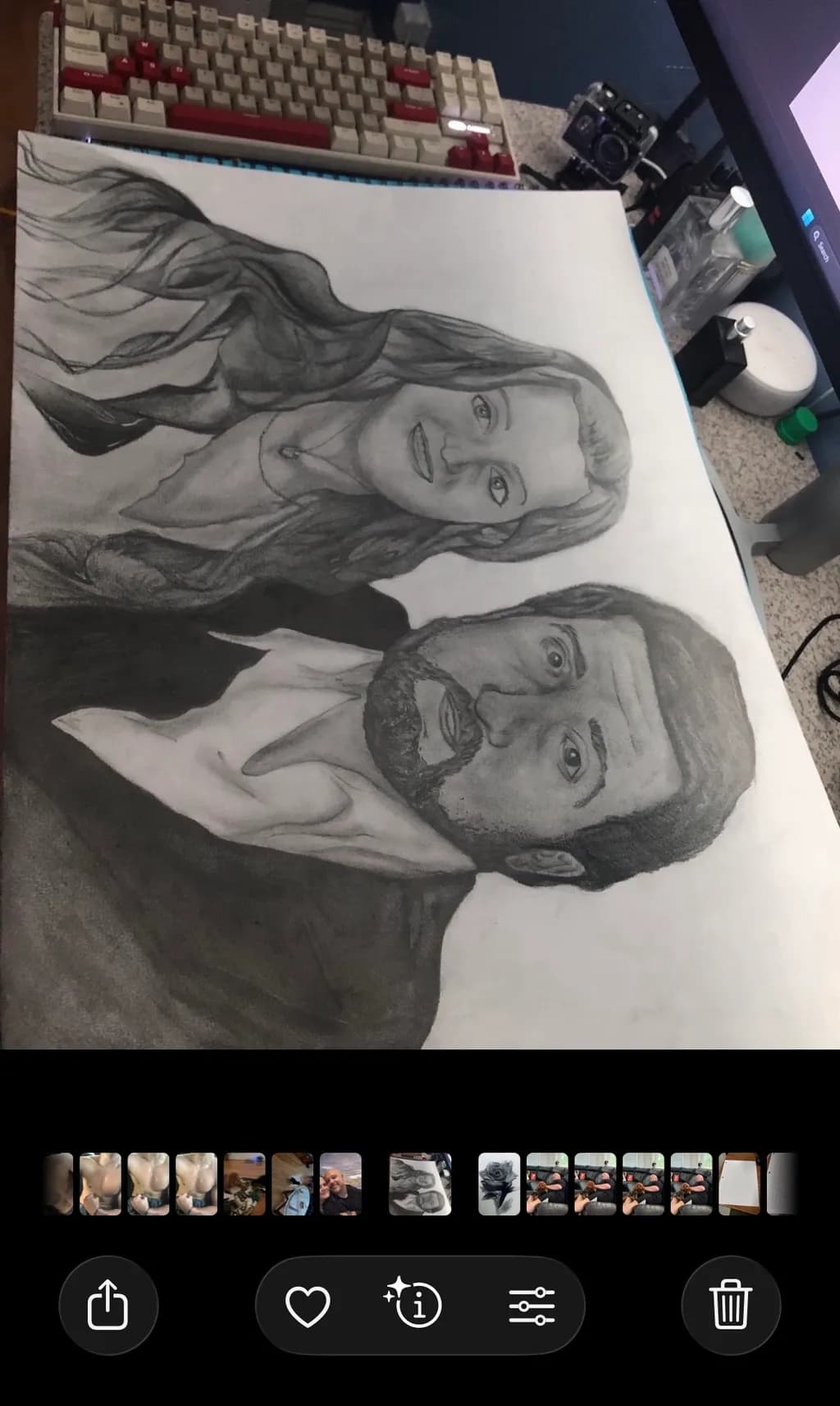 Couple Portrait Sketch
