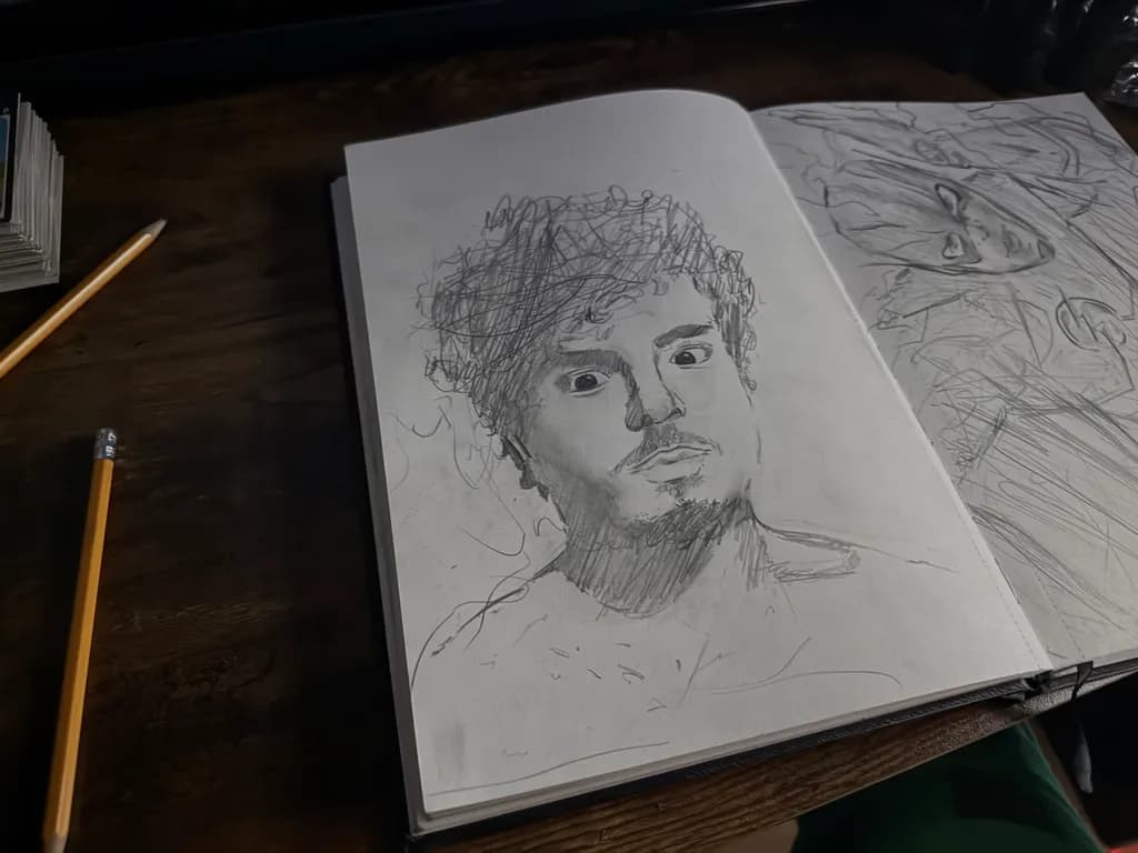 Curly Hair Portrait