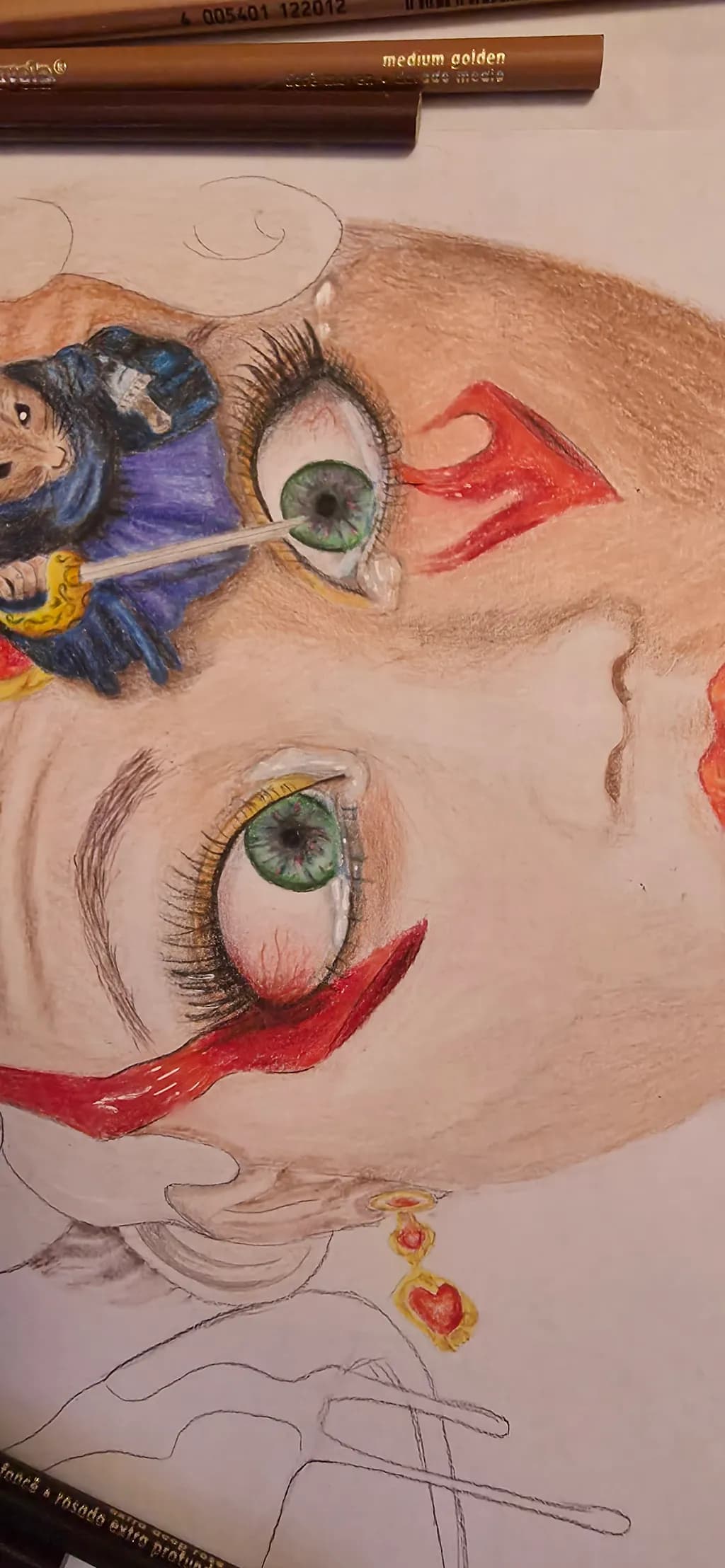 Green Eyes Close-Up