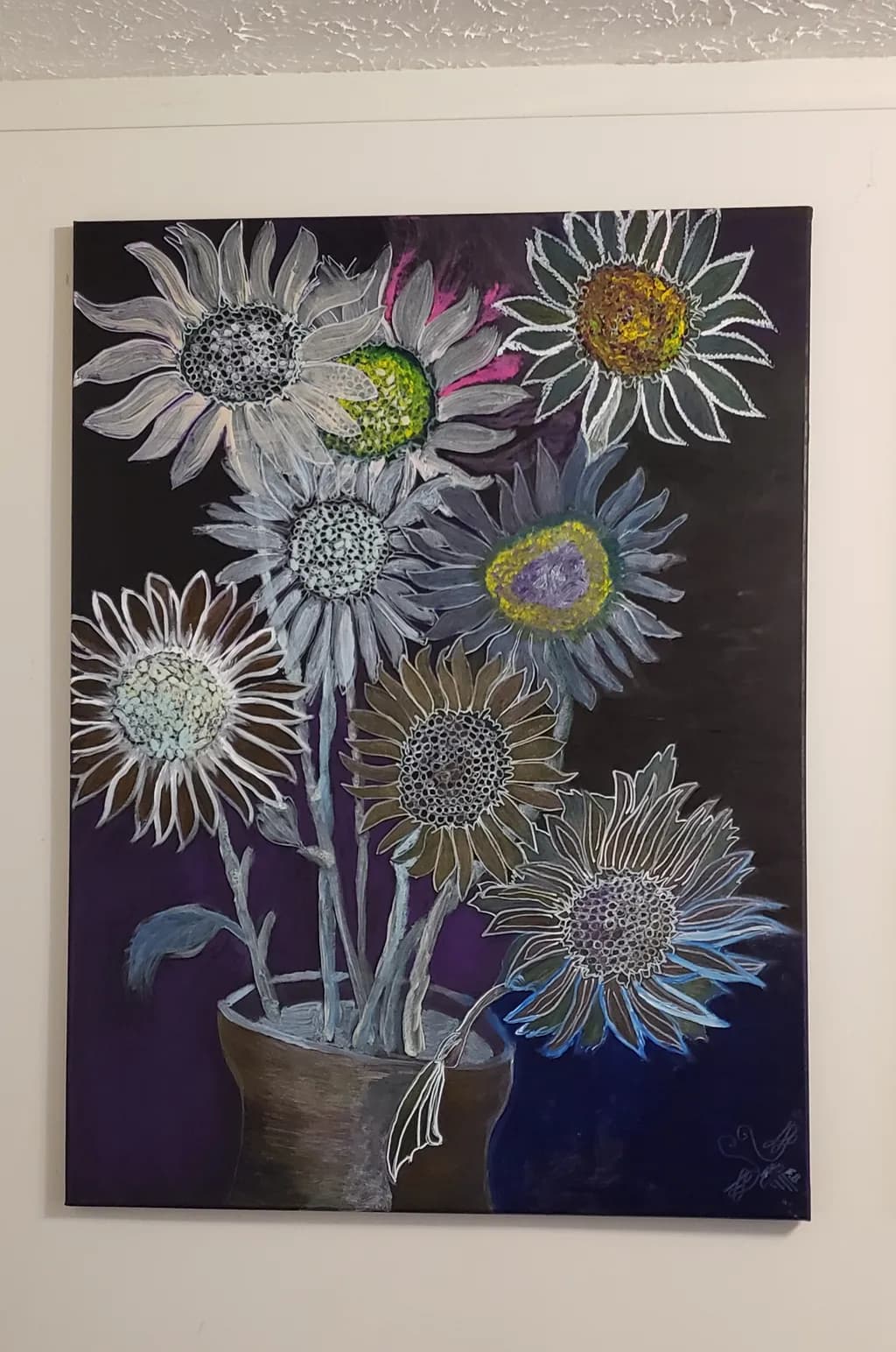 Sunflowers in Vase