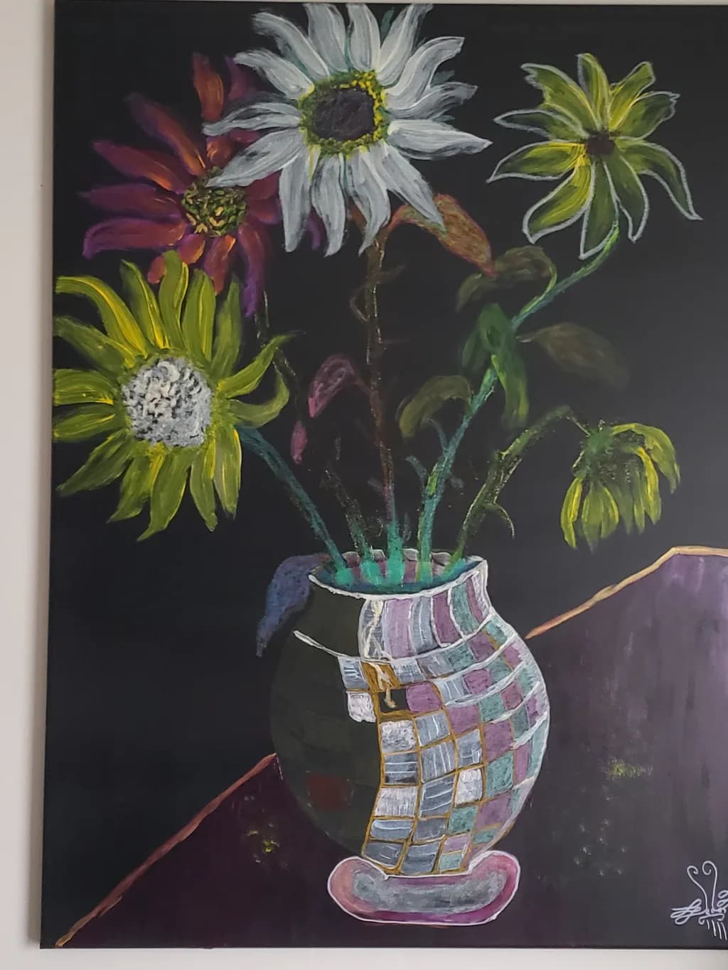 Sunflowers in Vase