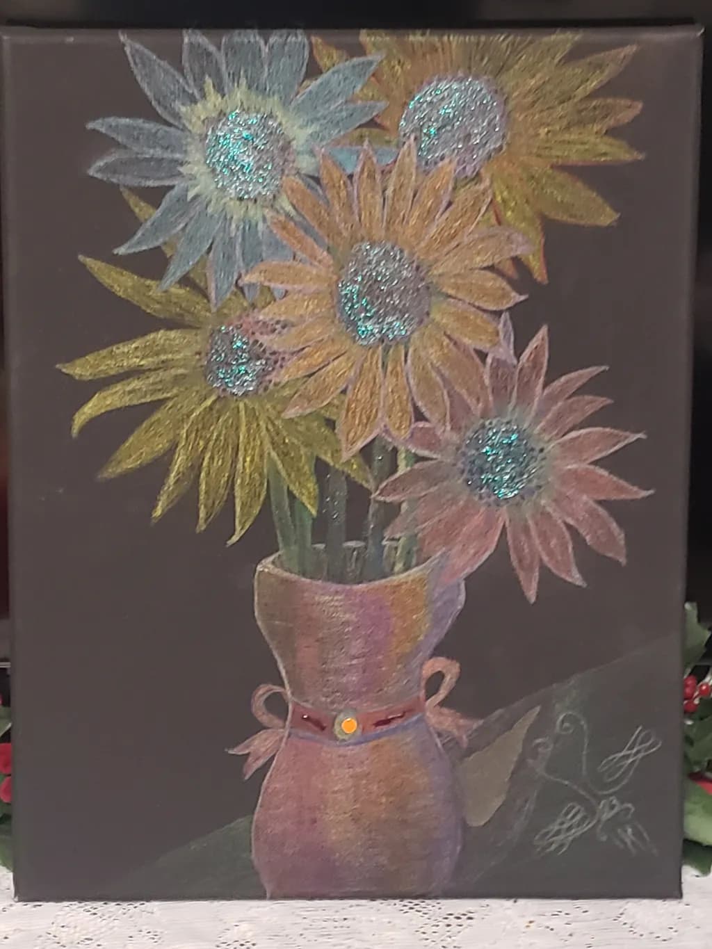 Sunflower Vase Arrangement