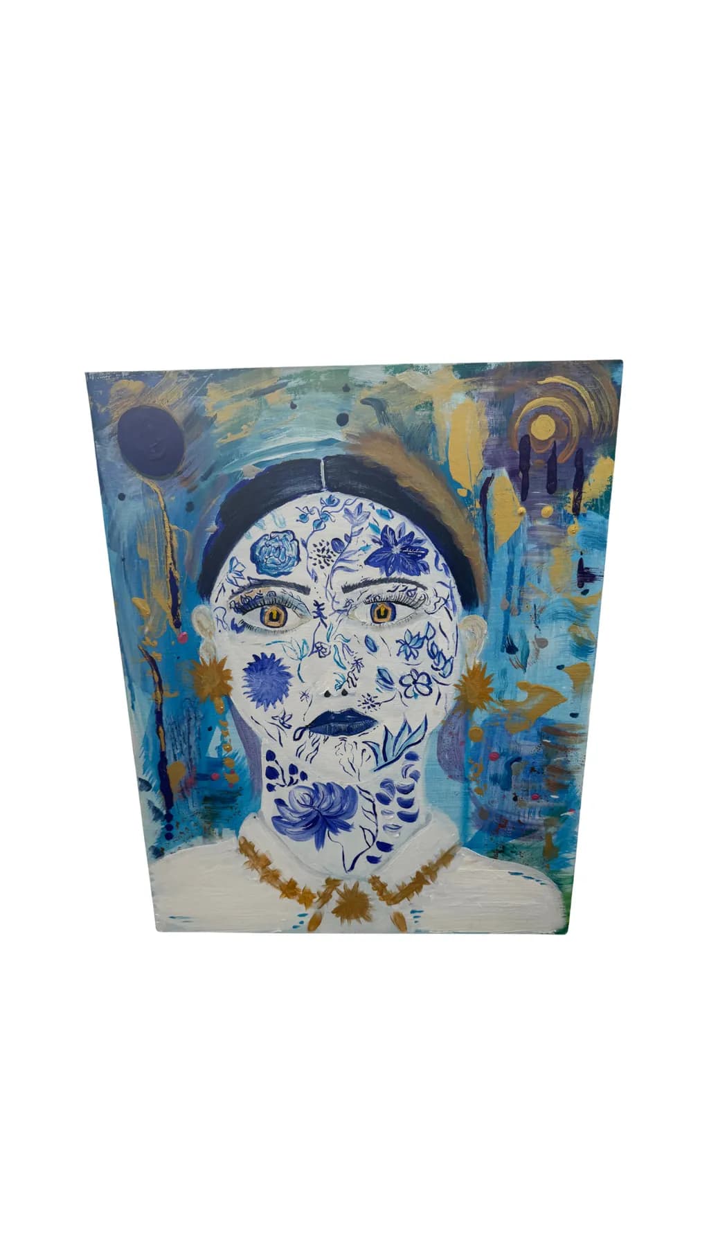 Floral Face Portrait