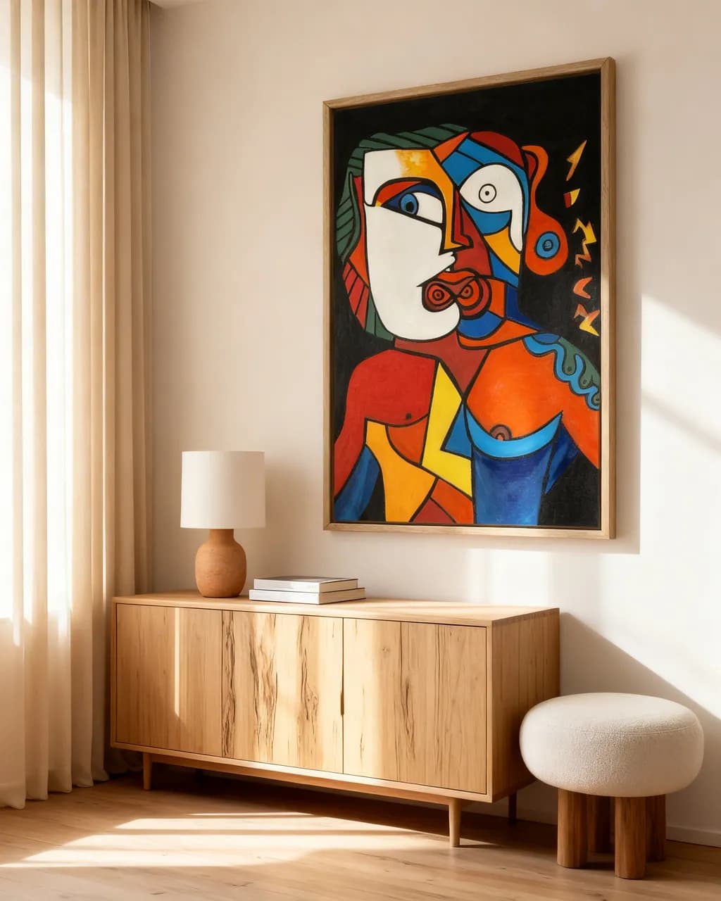 Abstract Portrait Composition