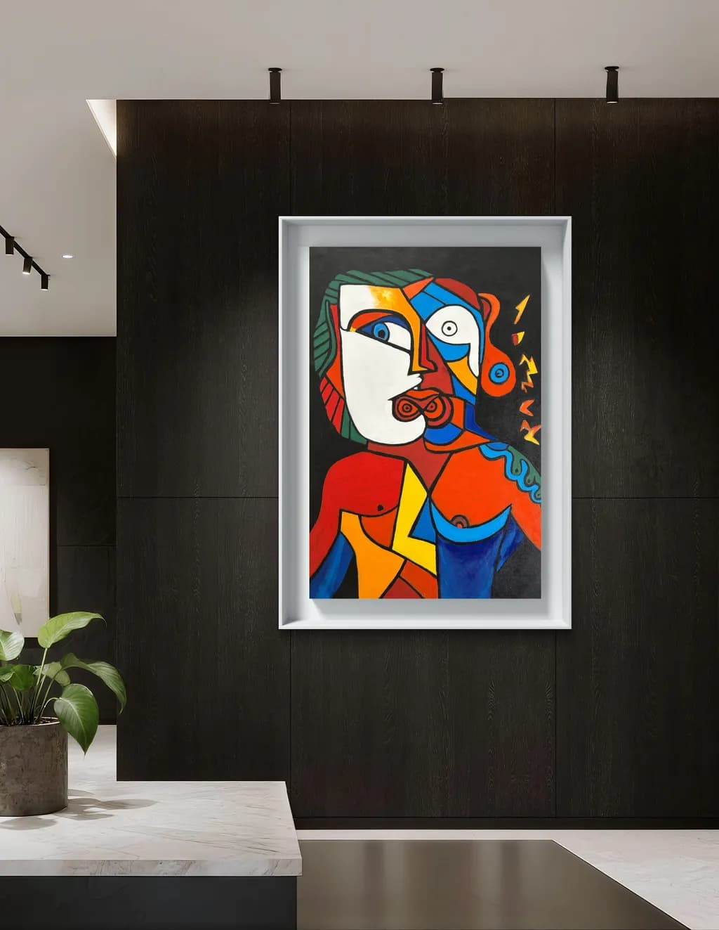 Abstract Portrait Colors