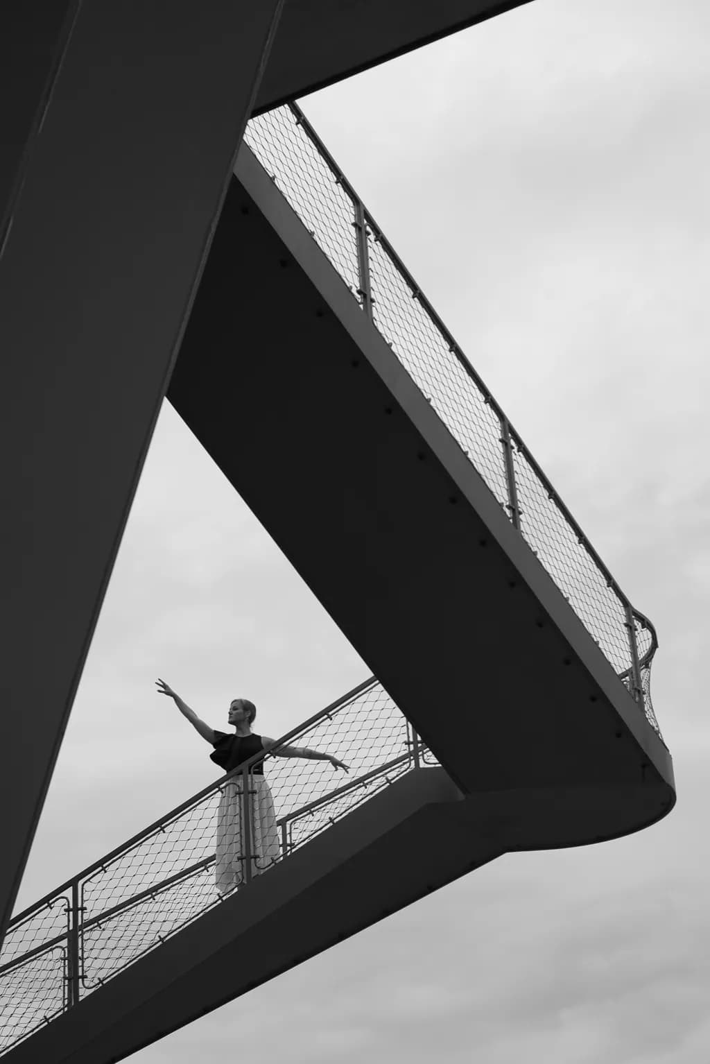 Kristel on Staircase