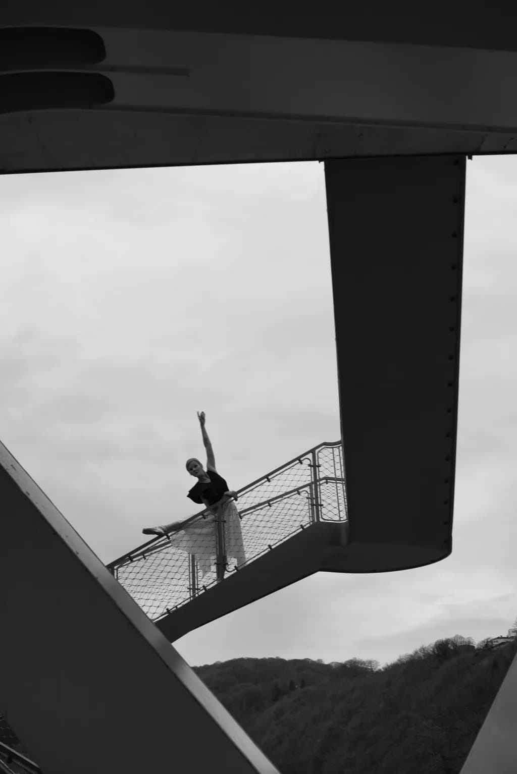 Kristel on Staircase