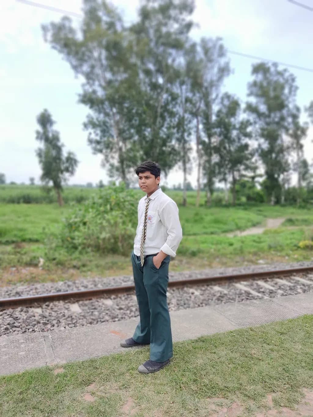 Railside Reflection