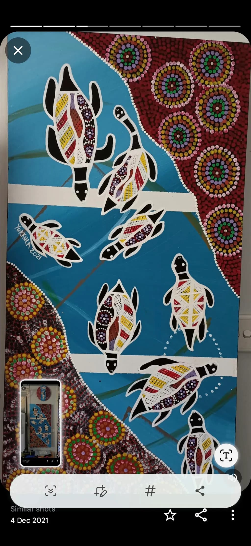 Turtles in Water
