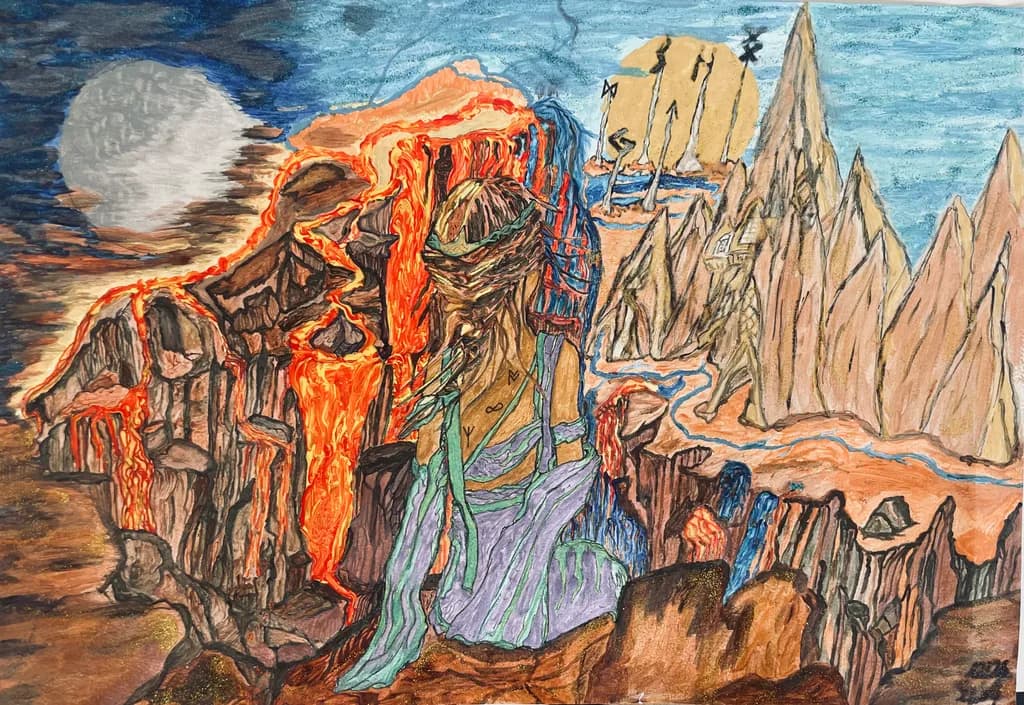 Volcanic Mountainscape