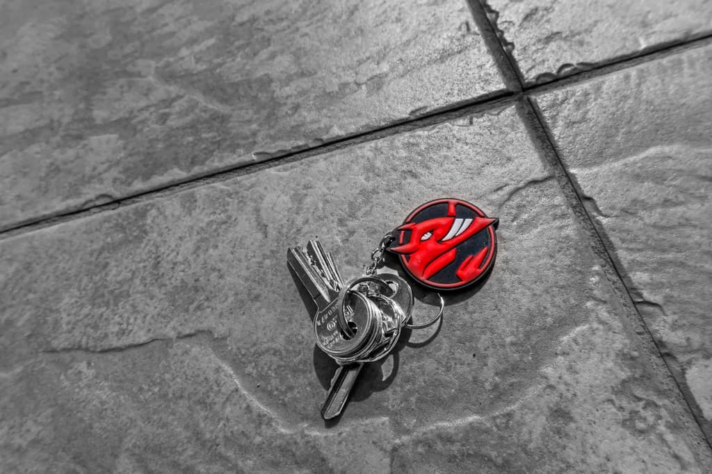 Keys on Tile Floor