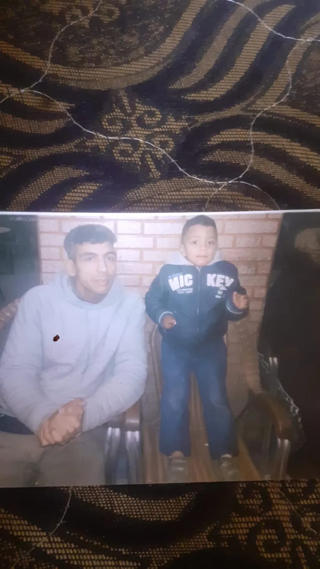 Father and Son Chair Moment