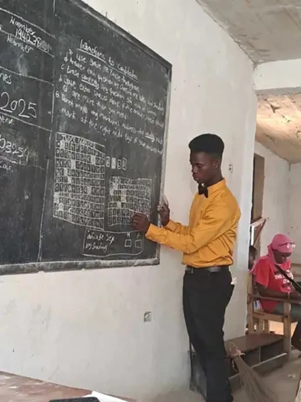 Classroom Chalkboard Lesson