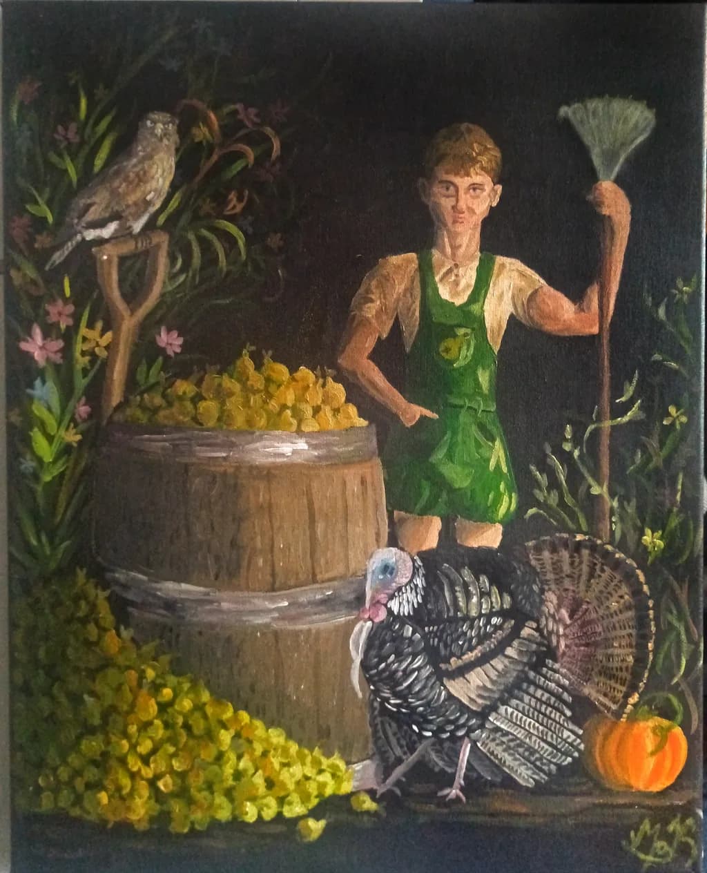 Harvest Turkey and Barrel