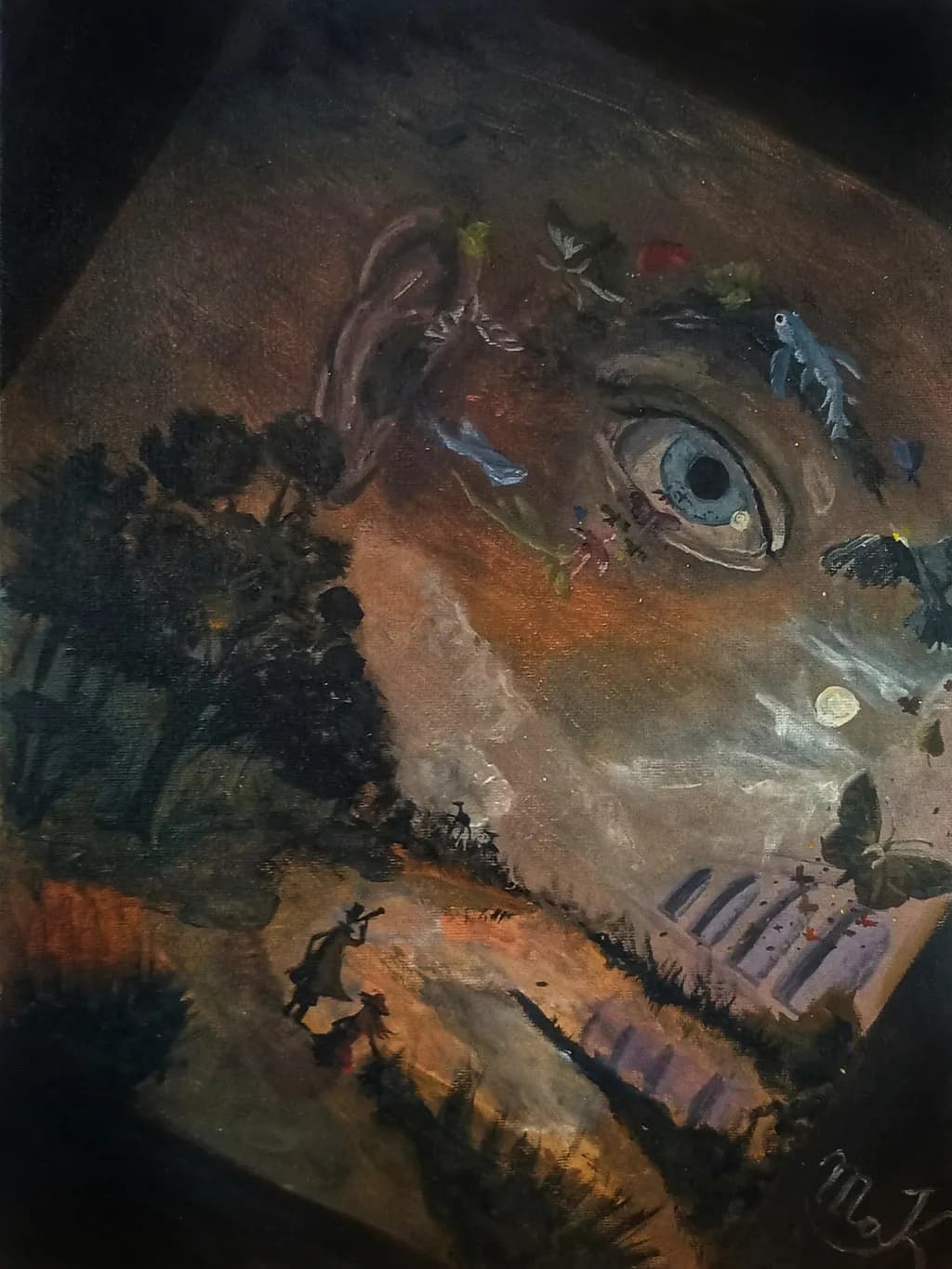 Surreal Landscape Face