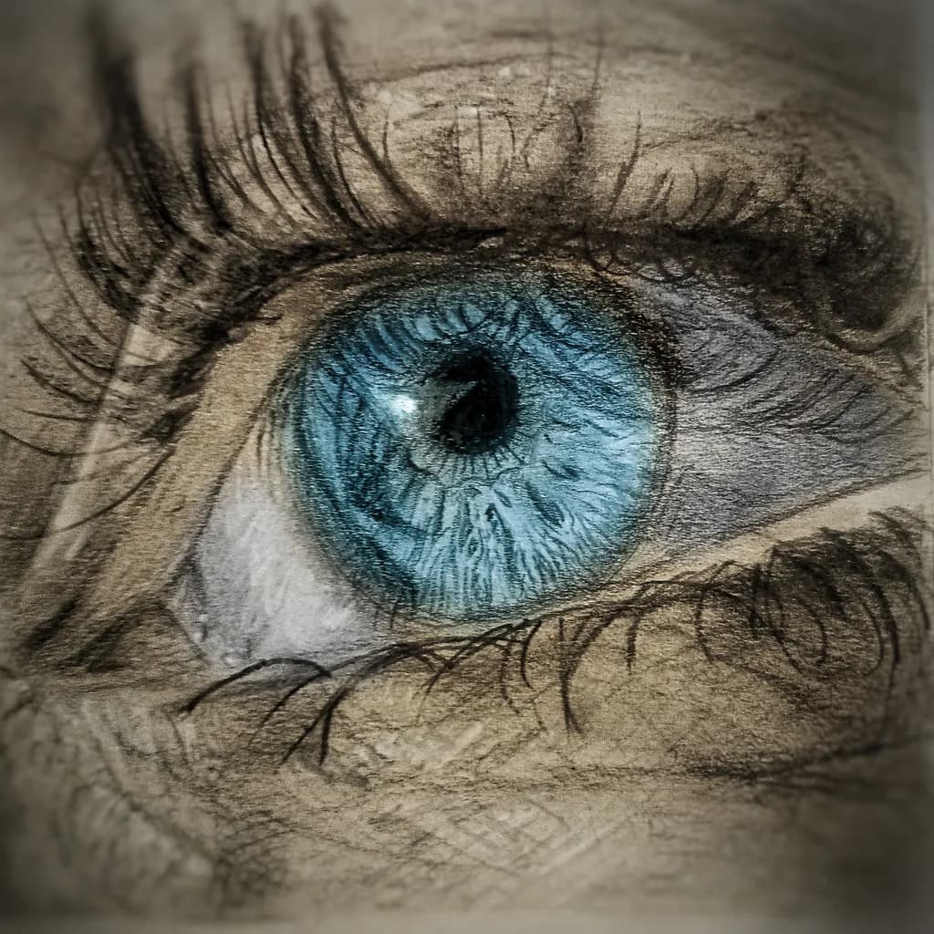 Blue Eye Detail