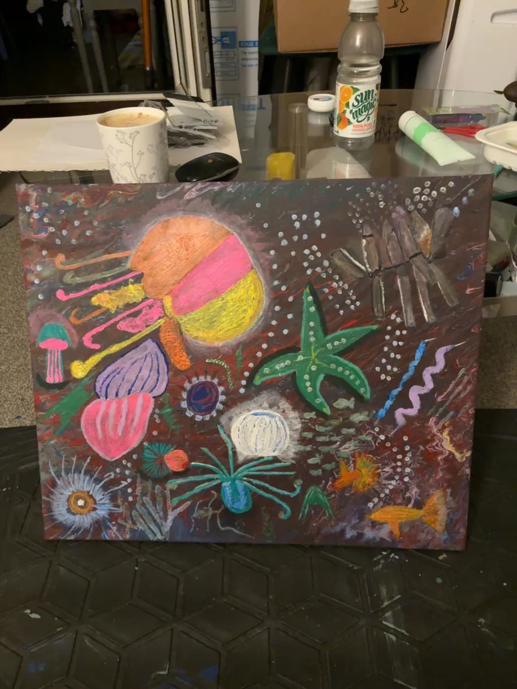 Abstract Sea Life